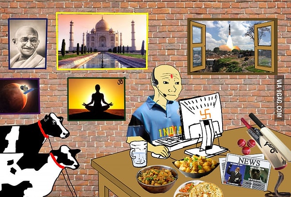 6. "Что приходит на ум моим знакомым, когда я говорю, что я из Индии"