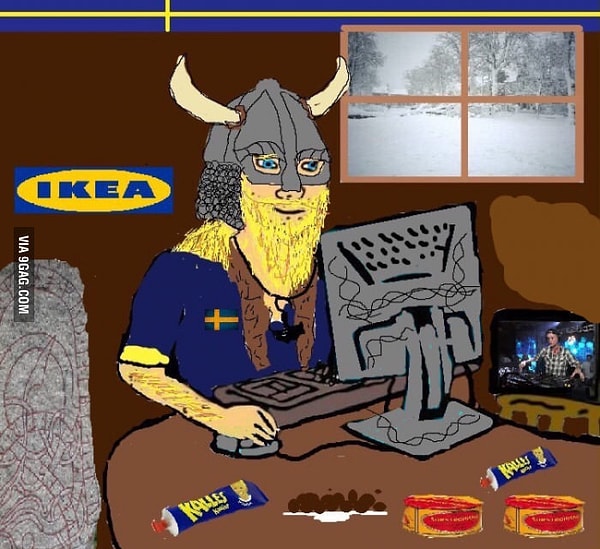 16. "Что приходит на ум моим знакомым, когда я говорю, что я швед"