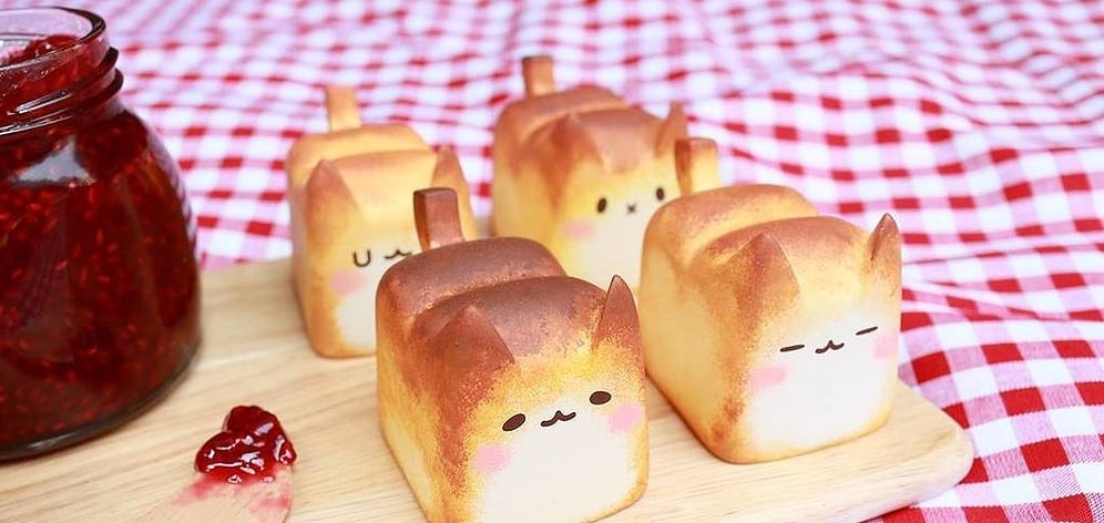 Игрушечные булочки-кошечки из Южной Кореи