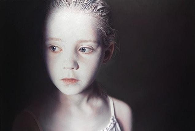 Gottfried Helnwein - Oil and acrylic on canvas