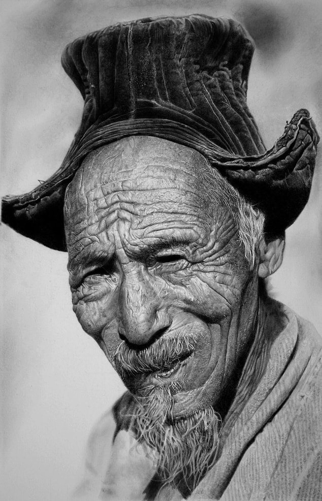 Franco Clun - Pencils on watercolor paper
