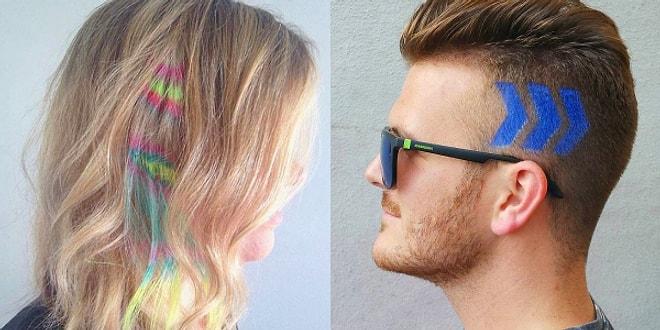 En Az Festivaller Kadar Renkli Saçlara Sahip Olmak İsteyenlerin Trendi: Saç Baskısı!
