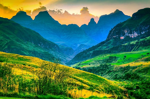 5. Muhteşem bir doğa harikası Drakensberg