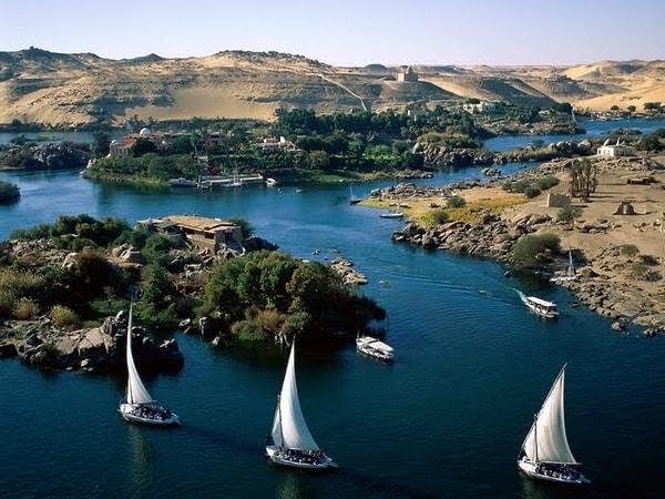 12. Nil Nehri Dünyanın en uzun nehridir.