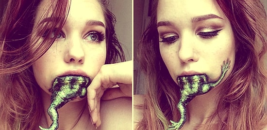 Загляни в глаза страху: пугающие образы латвийского визажиста