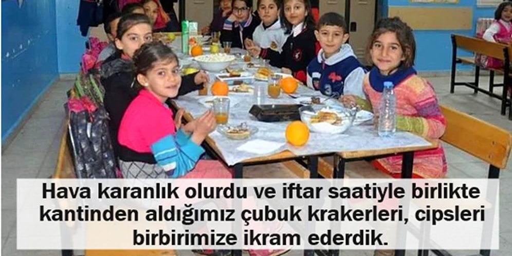 Hey Gidi Günler Hey! Ortaokuldayken İftarı Son Derste Açan Efsane Neslin Bildiği 21 Şey