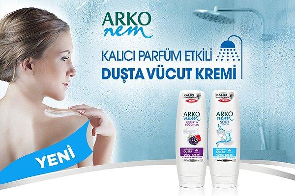 11. Kremlenme işleminizi duştan çıkmadan Arko Nem Duşta Vücut Kremi ile çok hızlı bir şekilde hallederek, #5dakikadaha kazanabilirsiniz!