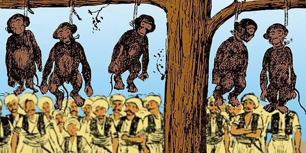 9. Osmanlı'da idam edilen maymunlar