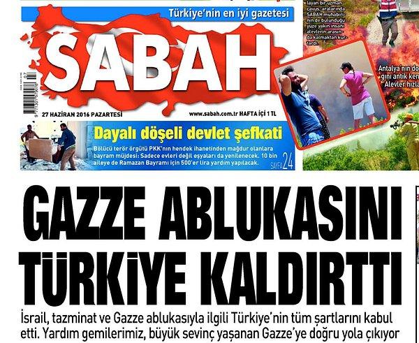 1. Anlaşmayı AKP yanlısı gazeteler zafer olarak yorumladı.