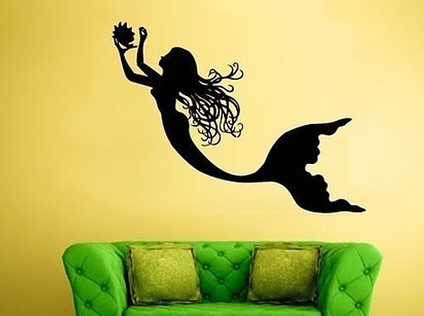 3. Виниловые наклейки на стену