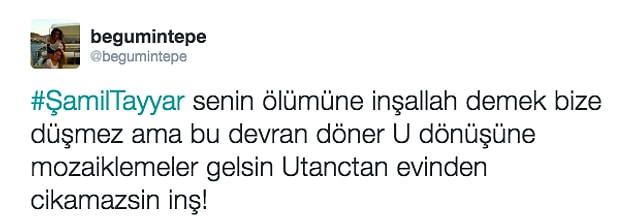 Tayyar'ın bu dileklerine, onlar da aynı yönde karşılık veriyorlardı.