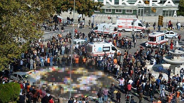 18. 10 Ekim 2015: Ankara Garı Saldırısı