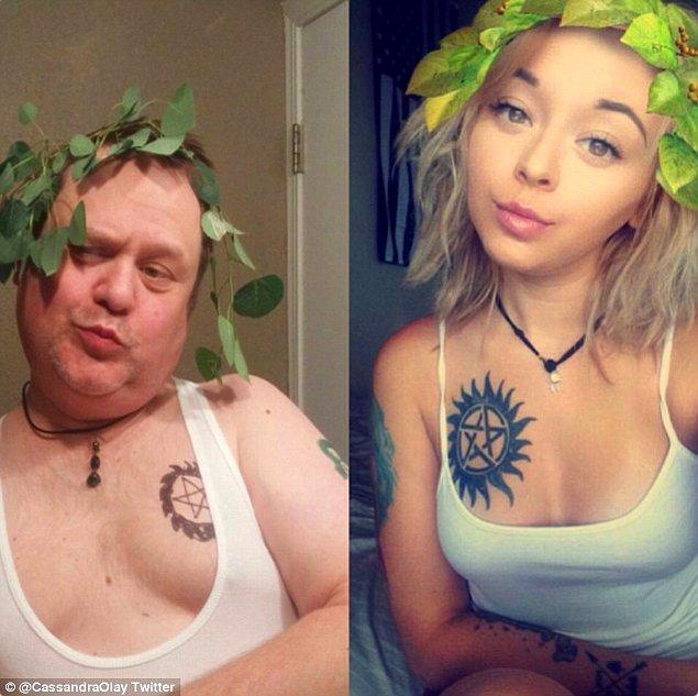 Sosyal medya bu sıralar kızının seksi fotoğraflarını taklit edip paylaşan, üstelik binlerce de paylaşım alan babayı konuşuyor.
