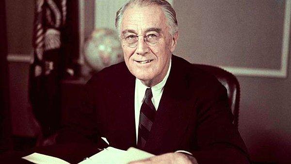 5. En uzun süreyle görevde kalmış başkan: F.D.Roosevelt