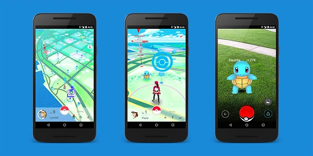 Pokemonları geliştirmek de mümkün.