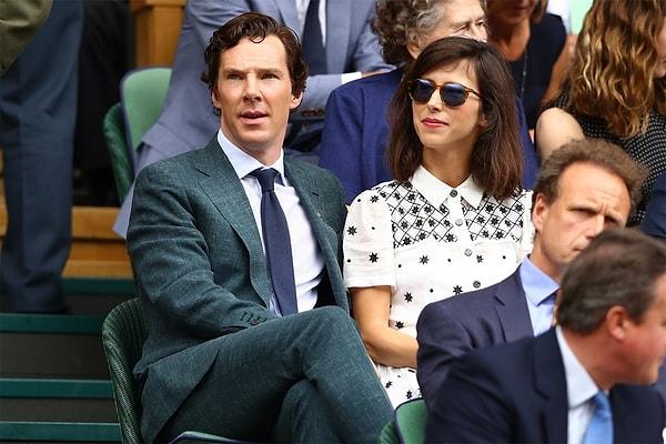 9. Biricik Sherlock'umuz Benedict Cumberbatch ve eşi Sophie Hunter da koltuklarında yerini aldı.