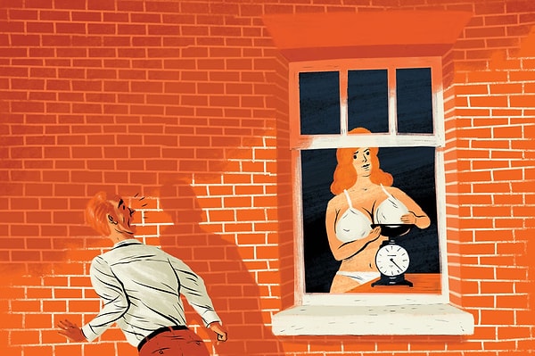 3. «Лучшее, что я когда-либо видел в чужом окне – это девушка, взвешивающая свою грудь на кухонных весах. Даже не знаю, что за блюдо она собиралась приготовить!»