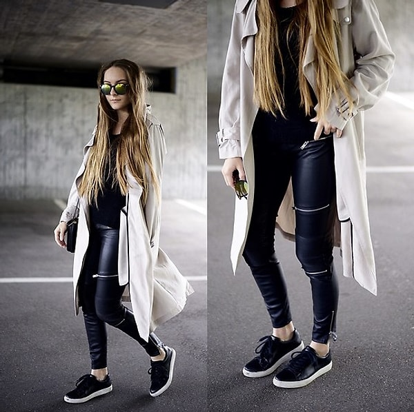 17. Следите, чтобы цвет брюк и обуви был одинаковым, чтобы максимально удлинить ноги