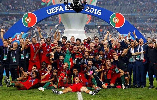 EURO 2016 şampiyonu Portekiz 6. sırada