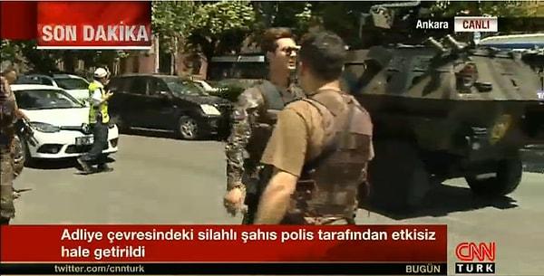 Ankara Adliyesi önünde silah sesleri ve operasyon