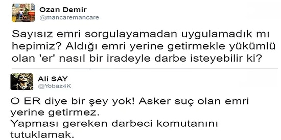 Darbe Girişiminde Yer Alan Erbaş ve Erlerin Durumu İnsanları İkiye Böldü