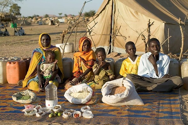 5. Aboubakar family, Breidjing Camp, Chad.