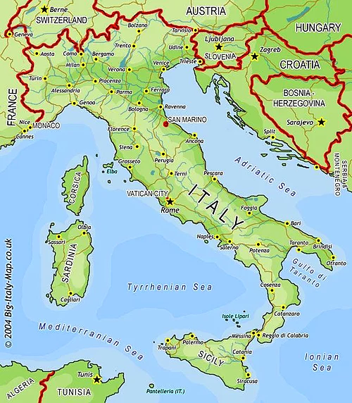 Ни для кого не секрет, что Италия своей формой напоминает сапог.