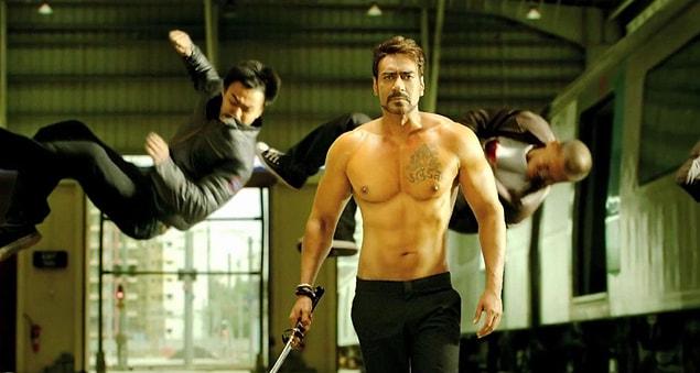 7. Heroes in Hollywood movies jump 2 meters and kill 5 people. In Bollywood, they jump 4 meters and kill 10 people.
