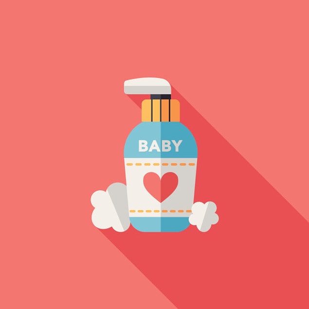 2. Bebe yağı genital bölgelere sürülmez, sürülürse sonradan yakar.
