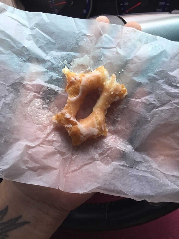 1. Пончик в шоке: