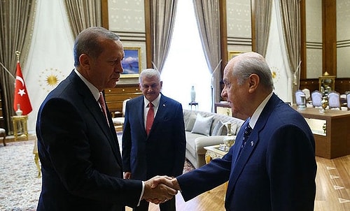 Kılıçdaroğlu ve Bahçeli ilk kez Saray'da