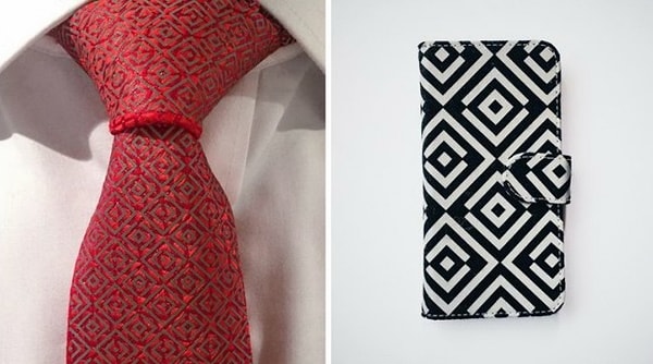 5. В дизайнерскую линейку входят также и галстук, и даже чехол для iPhone.