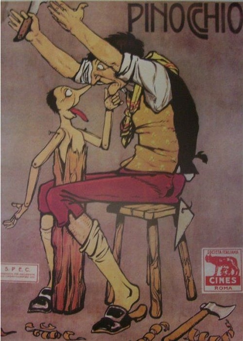 Pinokyo ve Geppetto - 1911 ve 1940