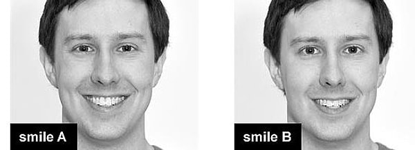 2. Какая улыбка наигранная?