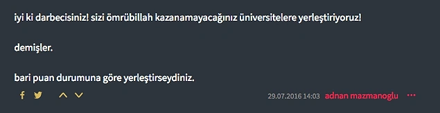 Genel kanılardan birisi, kapatılan vakıf üniversitelerinde okuyan öğrencilerin bu durumdan adaletsiz bir şekilde avantajlı çıkması iken,