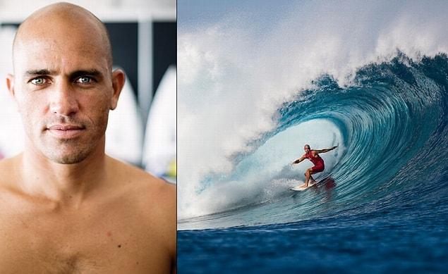 6. 11-time World Surf League champion Kelly Slater