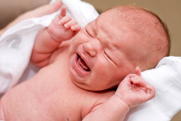 2. Newborn babies don't have tears when they cry.