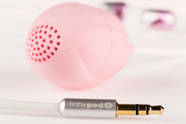 Babypod was designed to make it possible for babies in the womb to hear music.