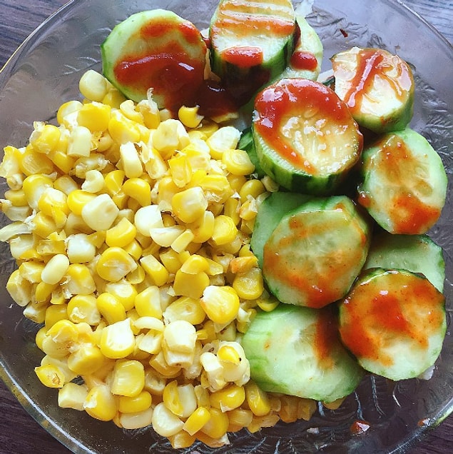 2. Ya da salata yemek: