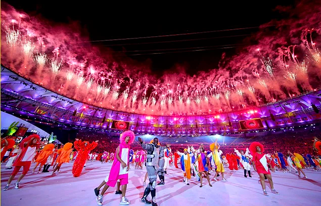 2016 Rio Olimpiyat Oyunları Muhteşem Görüntülerle Başladı