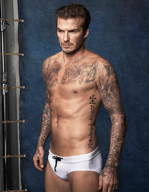 2. Slip mayo reklamı mıydı, yoksa kendi reklamı mıydı anımsayamıyoruz fakat David Beckham bu pozlardan sonra oldukça konuşulmuştu. Bazı terbiyesizler mayonun içine pamuk ekmiş filan demişlerdi.