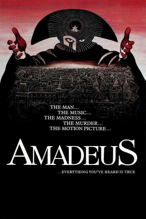 2. Amadeus (1984) / Imdb : 8.3 / RottenTomatoes :95