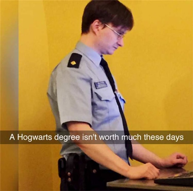 11. You run into Harry Potter when you least expect him.