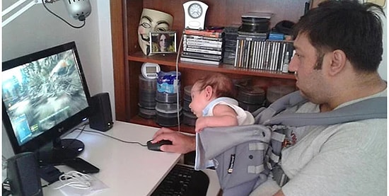 21 снимок о том, почему детей лучше не оставлять с папами