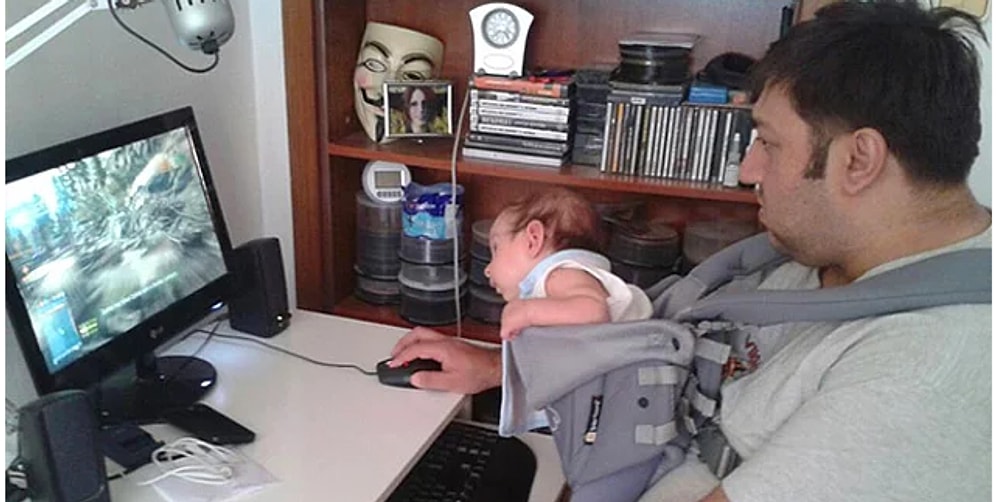 21 снимок о том, почему детей лучше не оставлять с папами