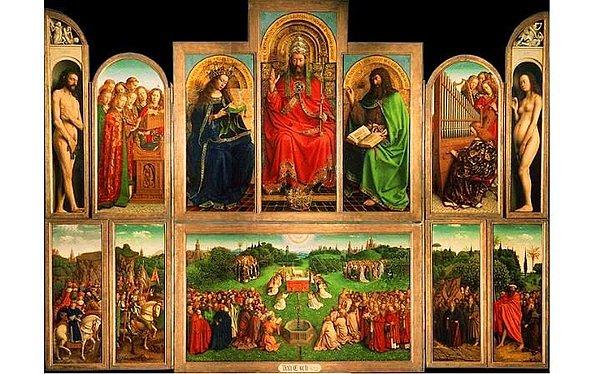 7. “The Just Judges from the Ghent Altarpiece”, Jan Van Eyck