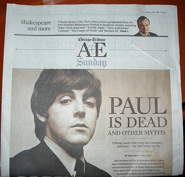1. Beatles grubunun üyelerinden Paul McCartney hakkında yıllardır çarpıcı bir komplo teorisi mevcut!