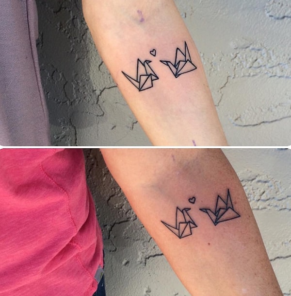 2. Вы можете выразить ей свою любовь при помощи чернил и оригами