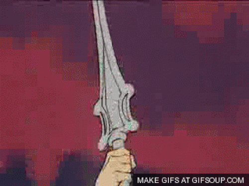 He-Man'in ve She-Ra'nın o meşhur sözleri söyledikten sonra değişmeleri.