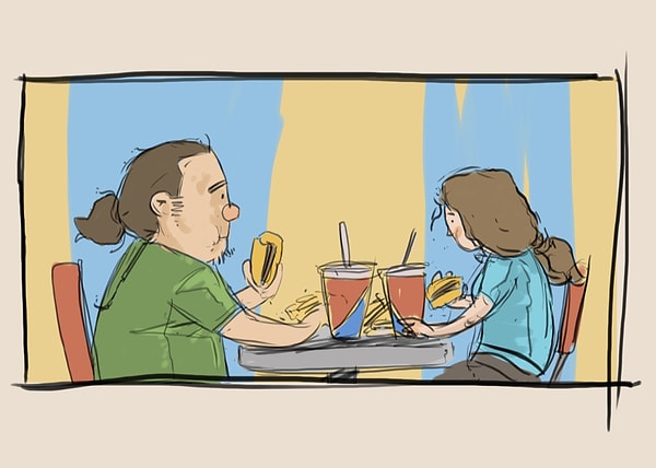 5. Перекусить где-нибудь вместе.